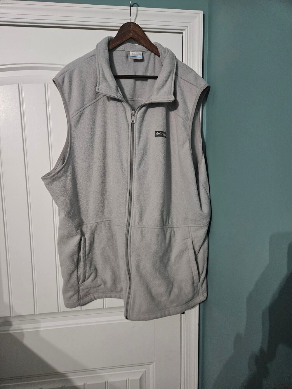 Columbia Hard Wear Fleece Vest Gray Size 4XLT
